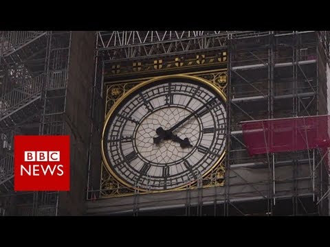 Big Ben scaffolding takes tourists by surprise - BBC News